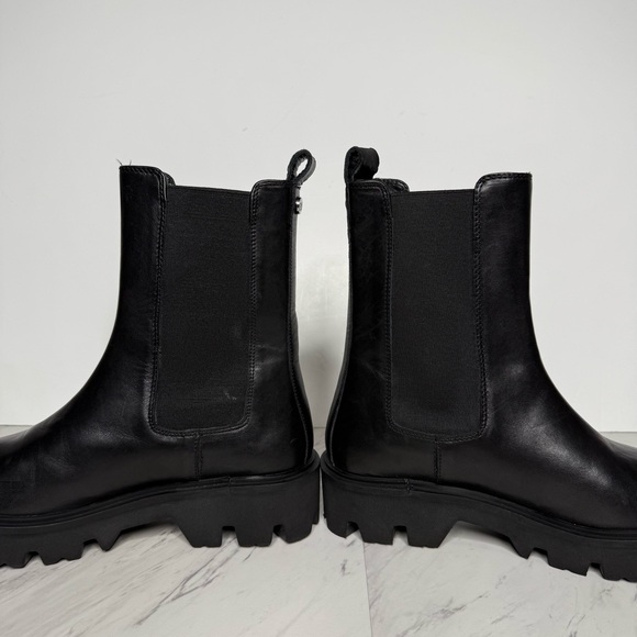 Cavalli Class Black Chelsea Lug Sole Platform Boot 37 - Picture 8 of 16